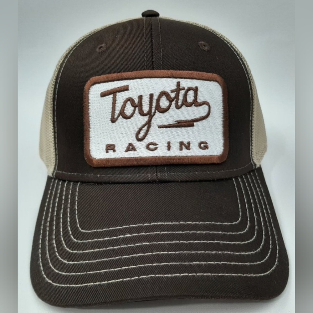 Toyota Racing TRD Motorsports Retro Vintage 80s Style Trucker Patch Hat Cap Grmn - Picture 8 of 10